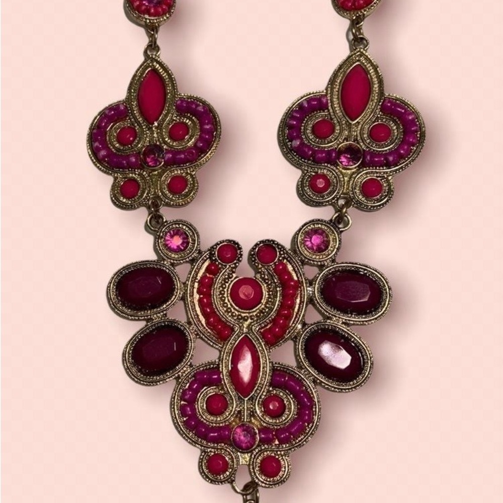 "Jaipur jewelry style " india ? necklace LC - Picture 4 of 10